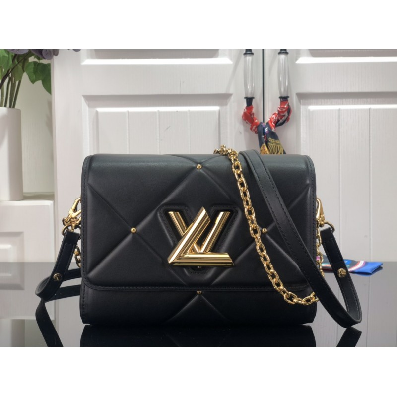 Designer Louis Vuitton Knockoff M50282 Twist MM Shoulder Crossbody bag